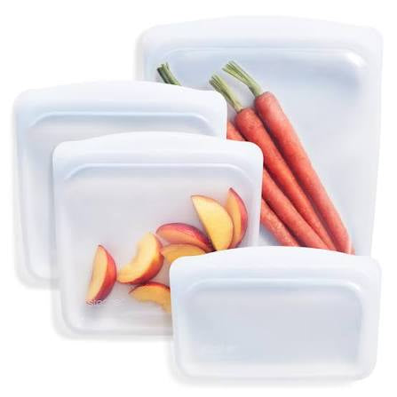 Silicone Food Storage Bag — Reusable, Leakproof, Stand-Up
